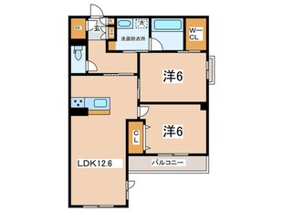 シャーメゾンセオ帝塚山の物件間取画像